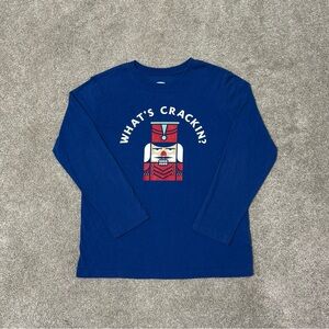“What’s Crackin” Nutcracker Long-sleeved T-shirt L 10/12